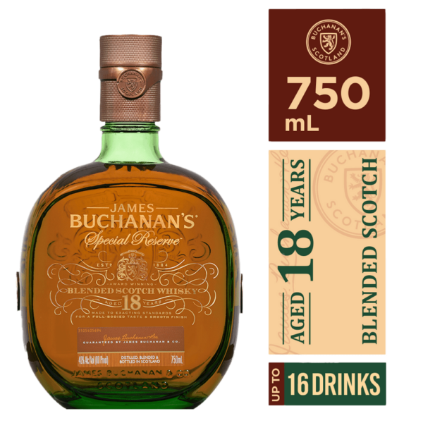 Buchanans Special Reserve 18 Yr Scotch Whisky 750ml