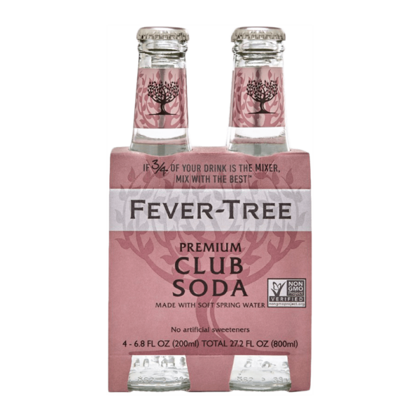 Fever Tree Club Soda 4 Pack (200ml)