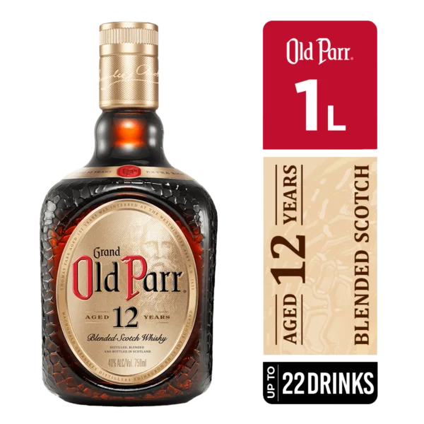Grand Old Parr Scotch Whisky 1Lt - Naughty Grape