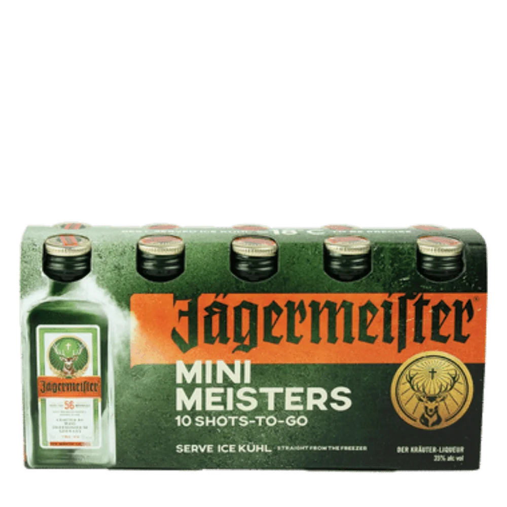 Jägermeister Mini's - Original (10 Pack) 20ml