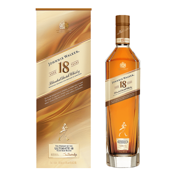 Johnnie Walker Aged 18 Years Blended Scotch Whisky 750ml - Naughty