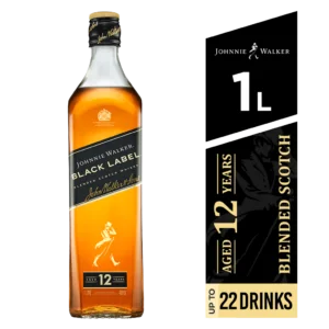 Johnnie Walker Black Label Scotch Whisky 1Lt - Naughty Grape