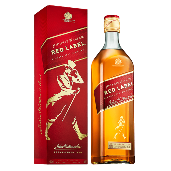 Johnnie Walker Red Label Scotch Whisky 1Lt - Naughty Grape