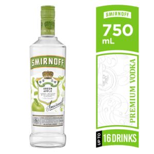 Smirnoff Green Apple Vodka 750ml