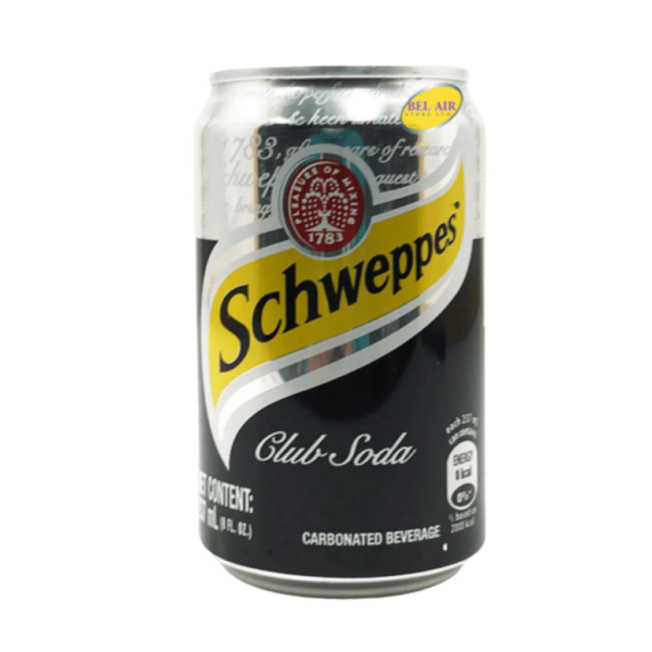 Schweppes Club Soda Cans 8oz