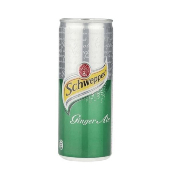 Schweppes Ginger Ale Cans 8oz