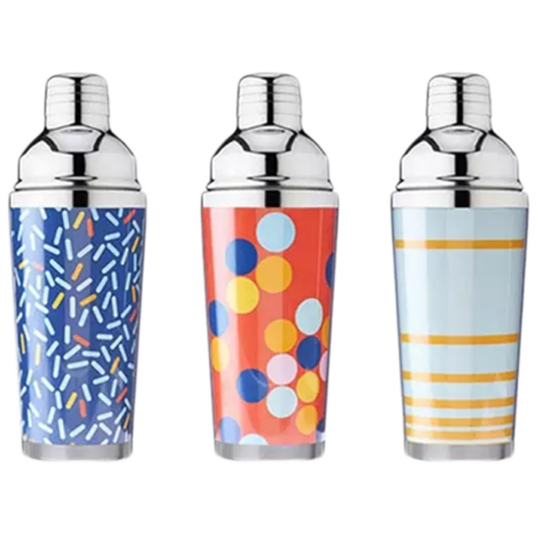 Patterned Cocktail Shaker 16oz (Sold Individually)