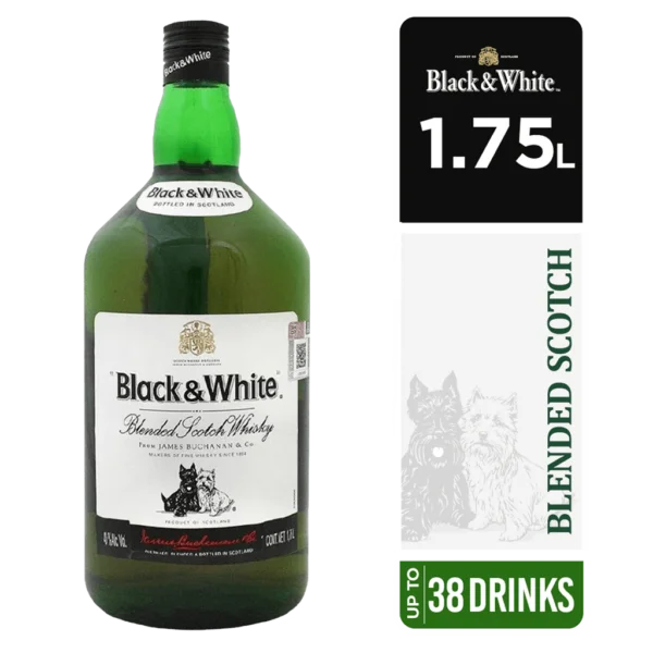 Black & White Scotch Whisky 1.75Lt - Naughty Grape